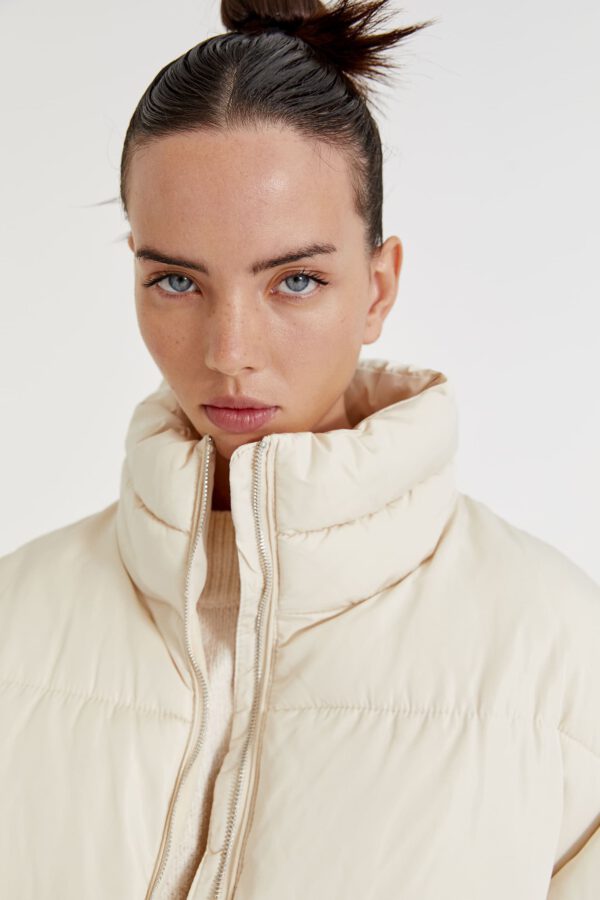 Basic High-Neck Puff Jacket - Hình ảnh 3
