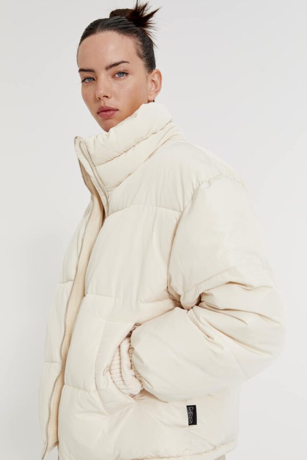 Basic High-Neck Puff Jacket - Hình ảnh 5