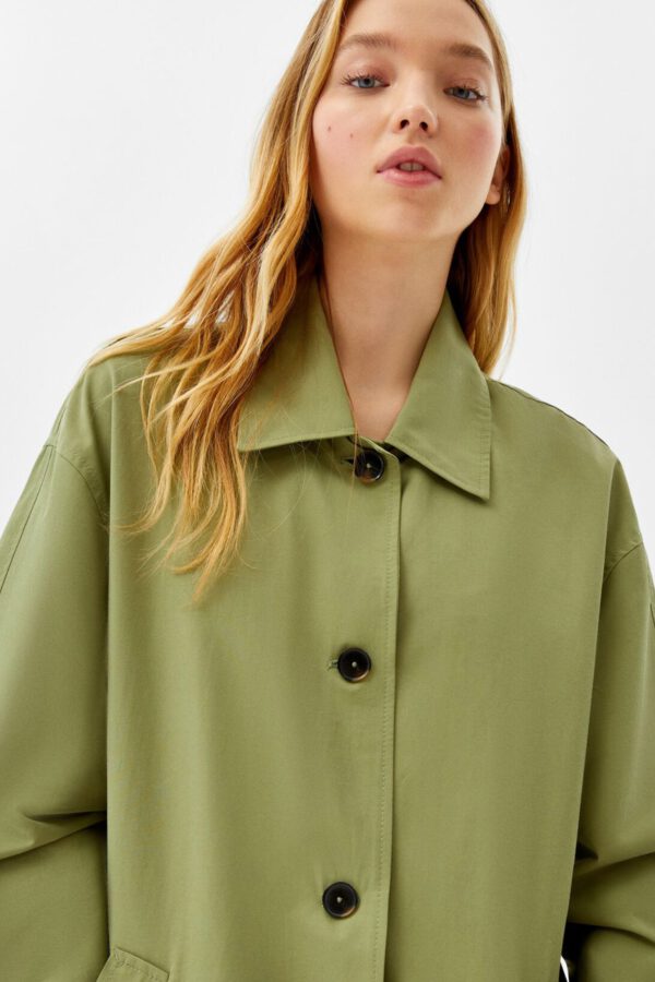 Belted Trench Coat - Hình ảnh 2
