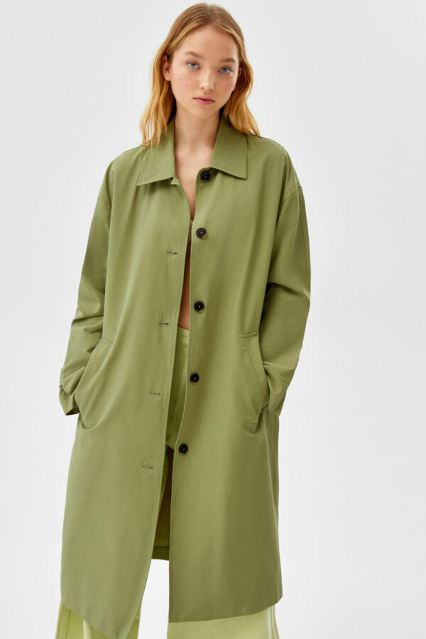 Belted Trench Coat - Hình ảnh 4