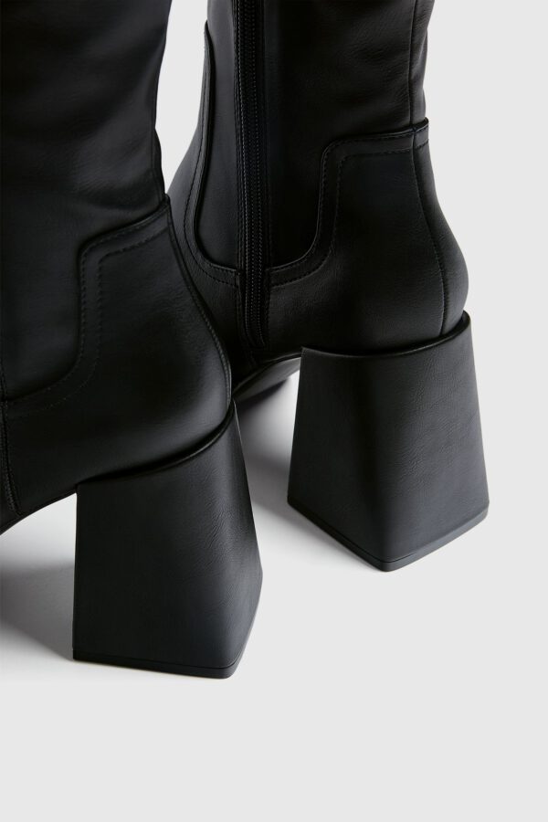 Knee-High Heeled Boots - Hình ảnh 3