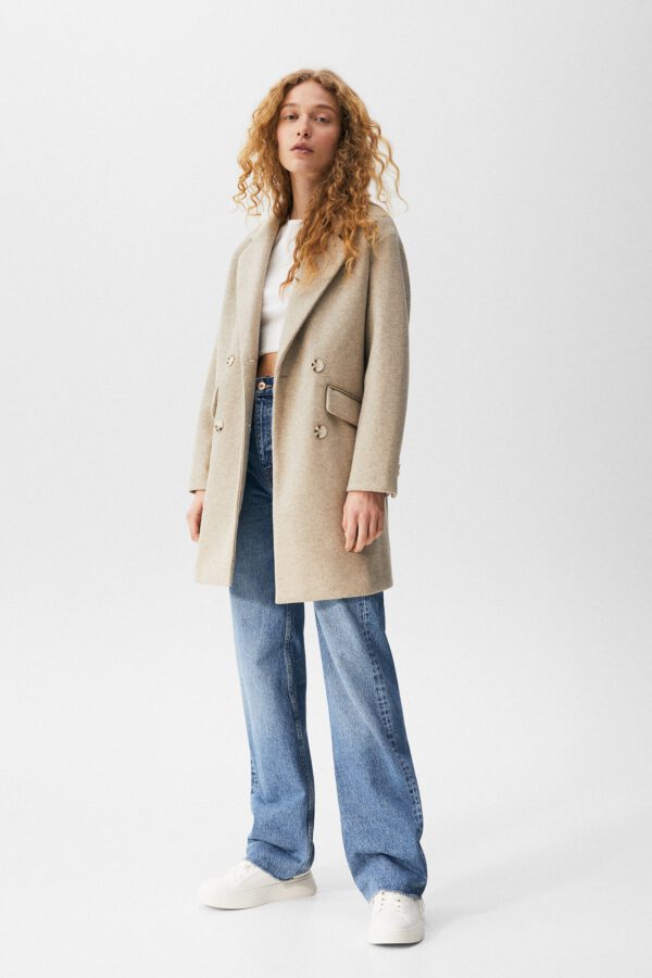 Double-Breasted Coat - Hình ảnh 4
