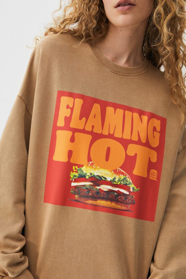 Burger King Flaming Hot Sweatshirt - Hình ảnh 3