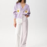 Daisy Jacquard Knit Cardigan - Hình ảnh 4