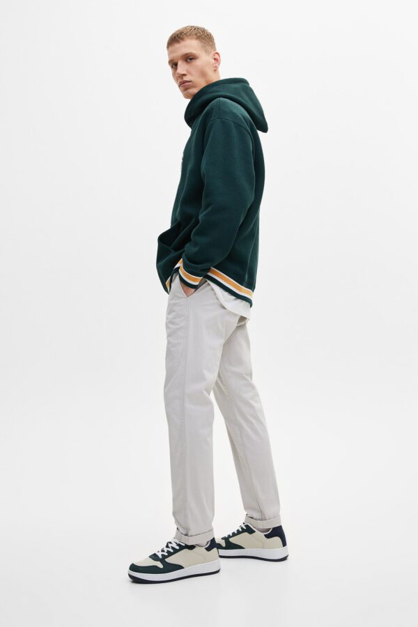 Basic Slim Fit Chinos Trousers - Hình ảnh 4