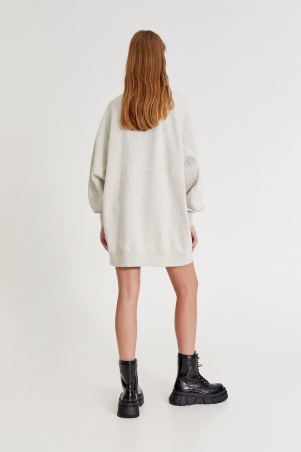 Long Sleeve Sweatshirt Dress - Hình ảnh 2