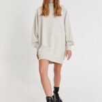 Long Sleeve Sweatshirt Dress - Hình ảnh 4