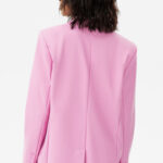 Faux Leather Blazer - Hình ảnh 2