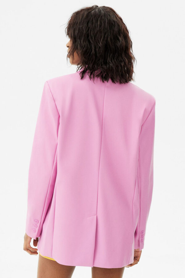 Faux Leather Blazer - Hình ảnh 2