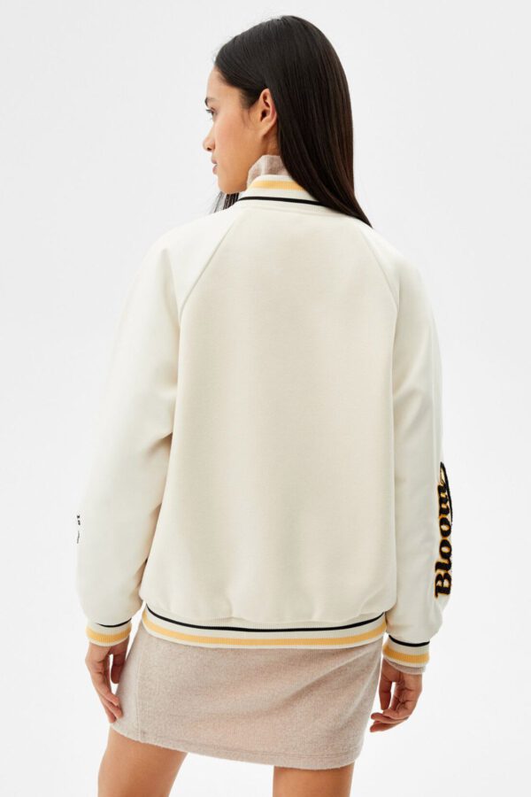 Varsity Jacket With Patch Details - Hình ảnh 2