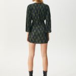 Short Dress With Knotted Skirt - Hình ảnh 2