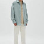 Cotton and Linen Basic Shirt - Hình ảnh 3