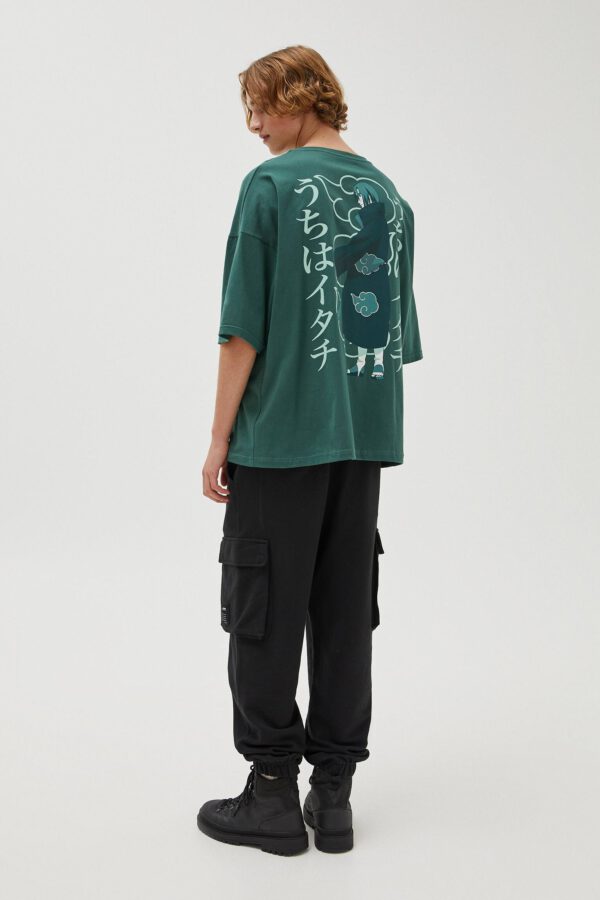 Naruto Itachi Print T-shirt - Hình ảnh 2