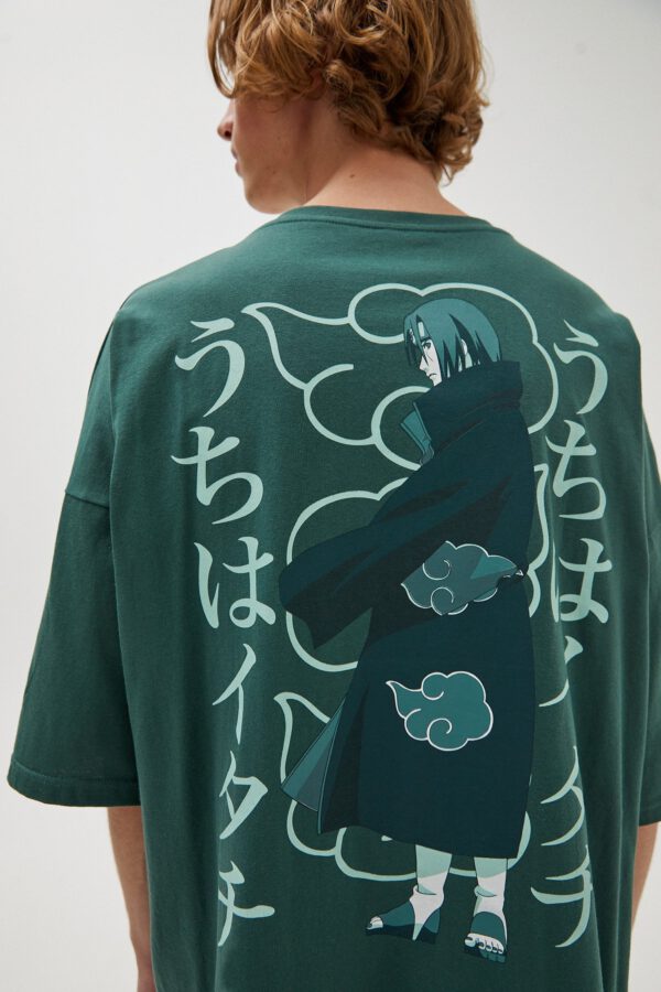 Naruto Itachi Print T-shirt - Hình ảnh 5