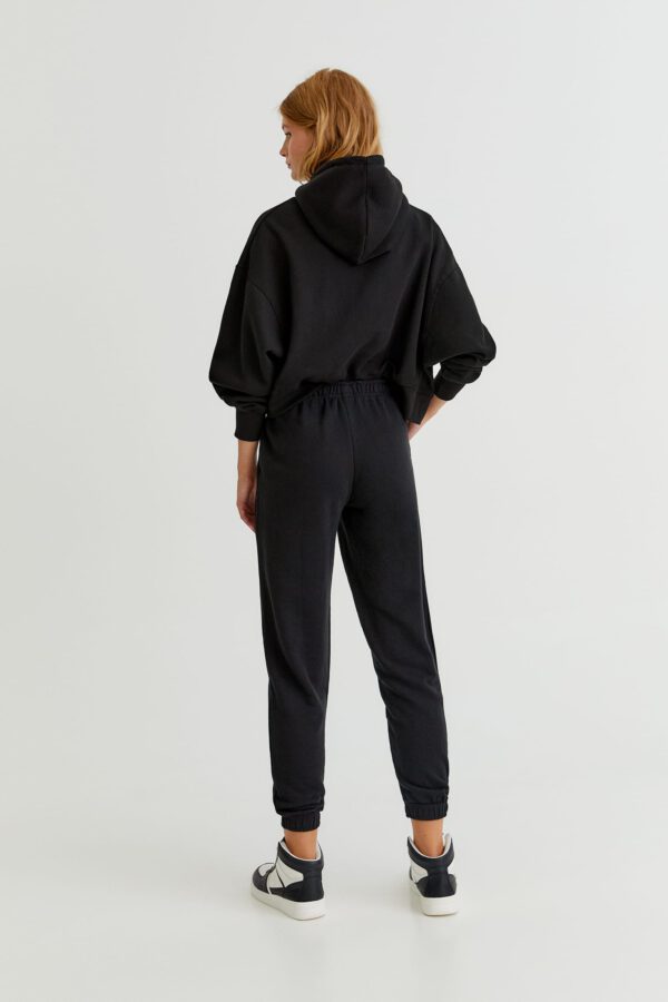 Basic Colored Sweatpants With Elastic Hems - Hình ảnh 2