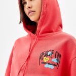 Rose Printed Hoodie - Hình ảnh 3