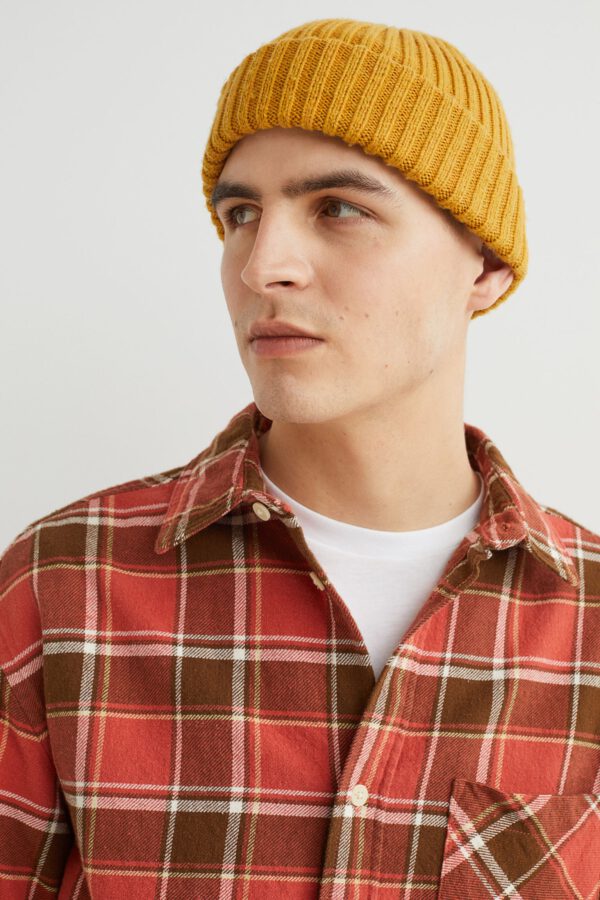 Relaxed Fit Plaid Flannel Shirt - Hình ảnh 2