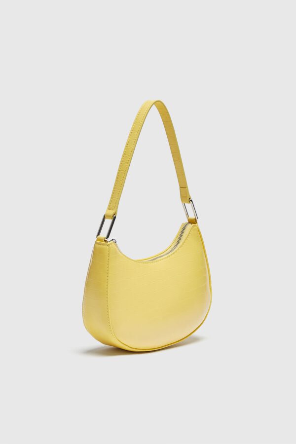 Shoulder Bag With A Mock Croc Finish - Hình ảnh 2