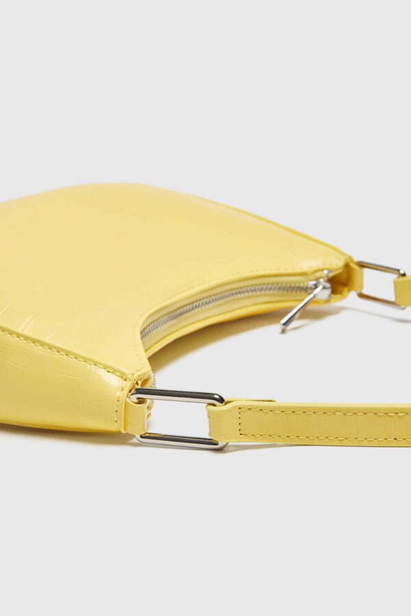 Shoulder Bag With A Mock Croc Finish - Hình ảnh 4
