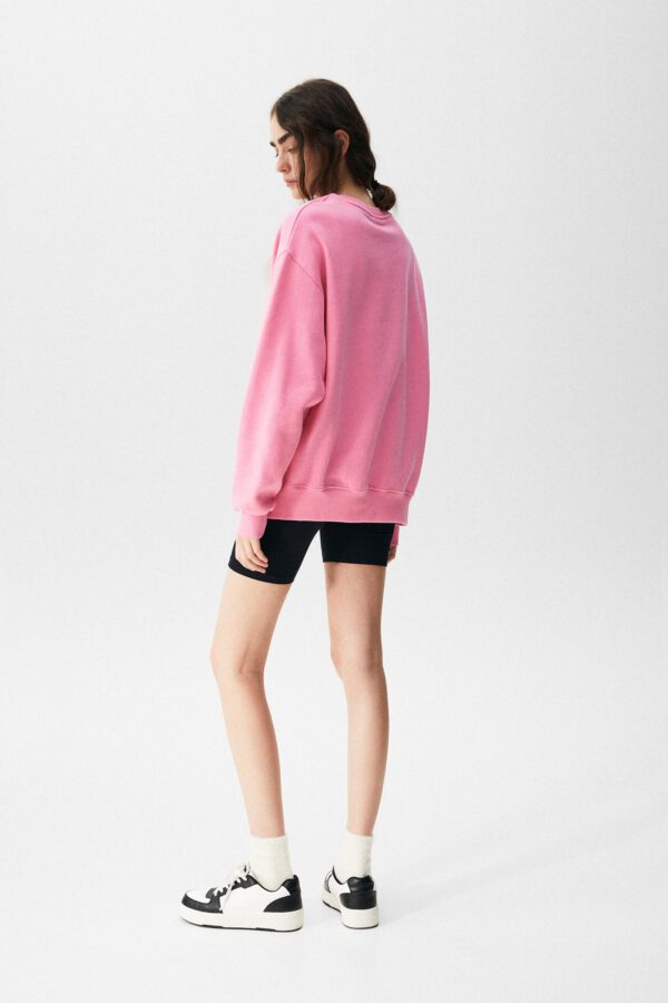 Basic Oversize Fleece Sweatshirt - Hình ảnh 2