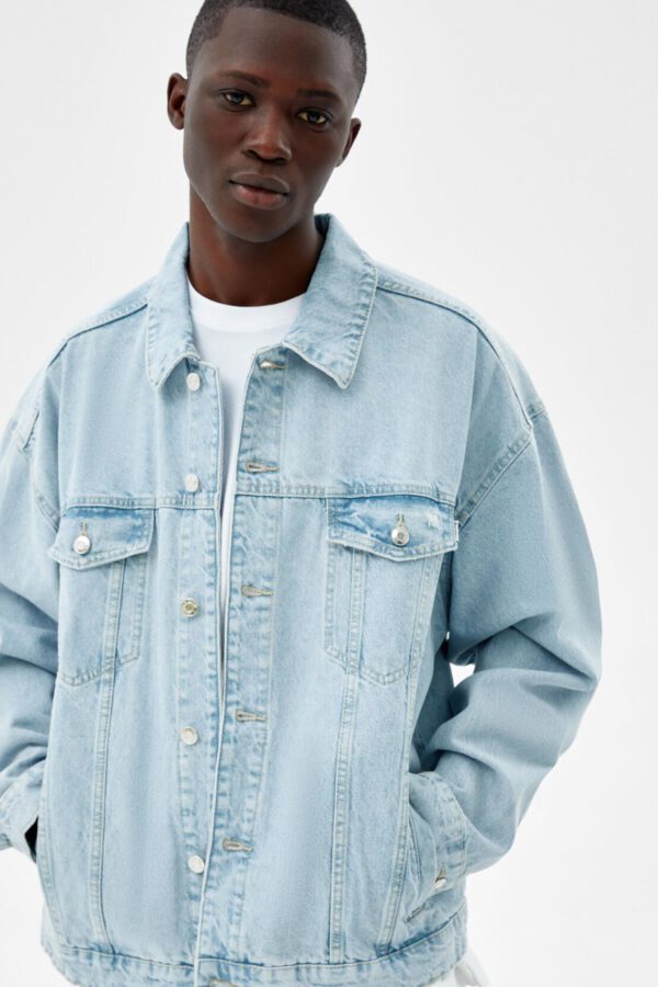 Oversized Denim Jacket - Hình ảnh 3