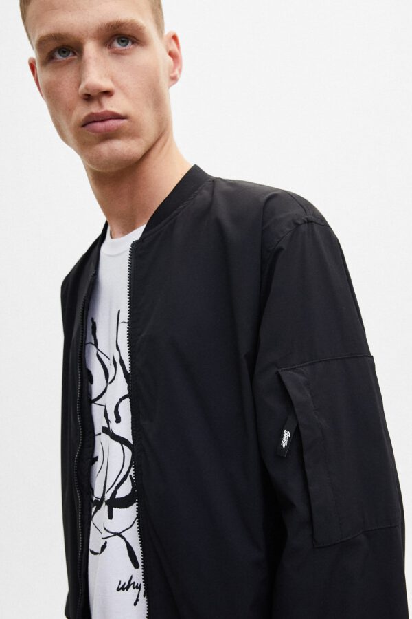 Lightweight Zipped Bomber Jacket - Hình ảnh 3